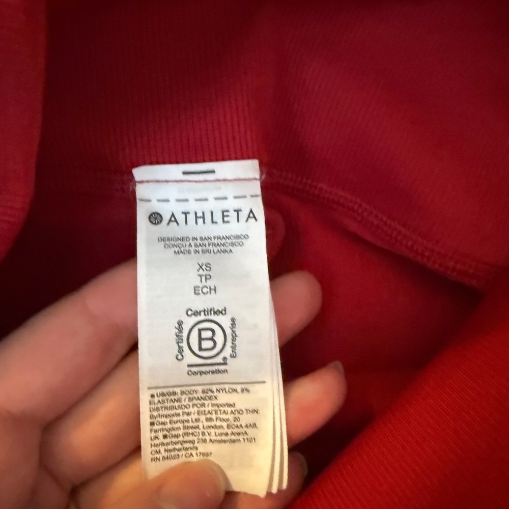 Athleta Bright Red High-Rise Active Leggings😎 - Picture 7 of 7